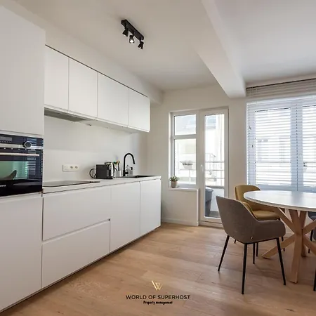 Bright Near The Sea And The Marina Oostende